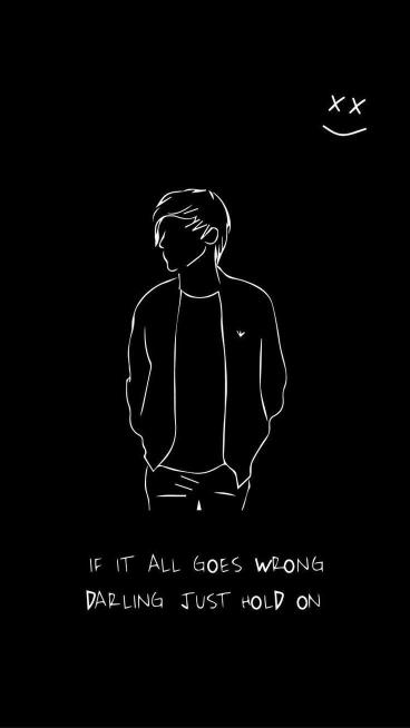 Minimalist Louis Tomlinson Art - Related StockWalls wallpaper