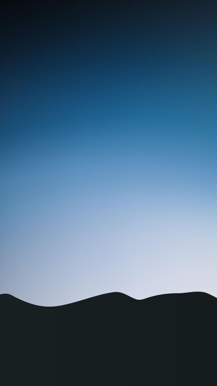 Minimalist Mountain Silhouette - Related Darkify wallpaper