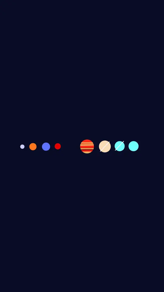 Minimalist Solar System - Related StockWalls wallpaper