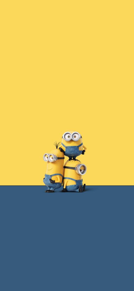 Minions Stacked Up Fun - cartoon Wallpaper