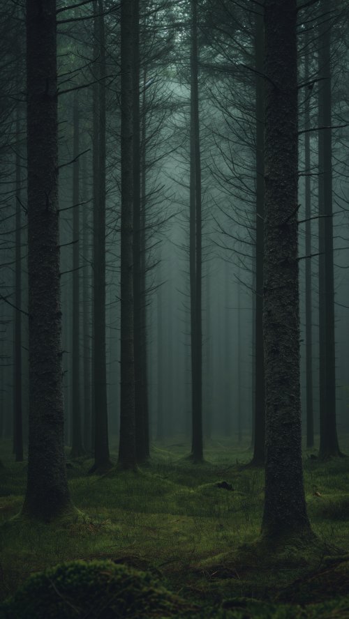 Misty Forest Tranquility Scene - Related OpersCraft wallpaper