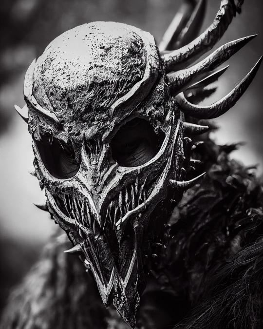 Monochrome Alien Horror - Related OpersCraft wallpaper