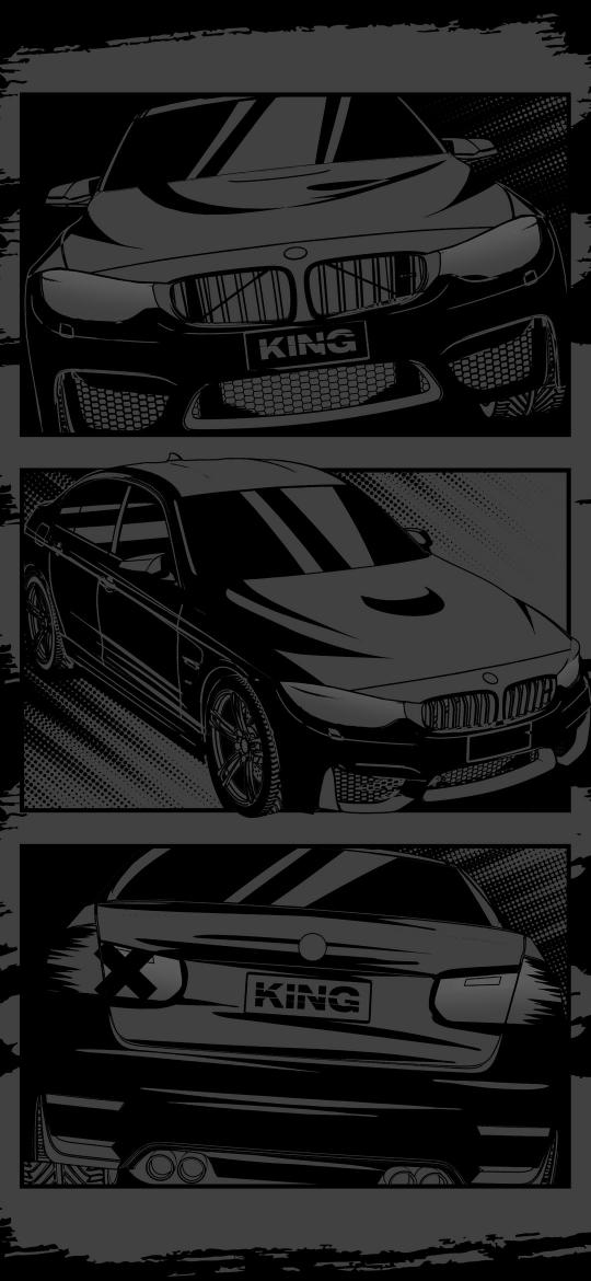 Monochrome Car Illustration - Related OpersCraft wallpaper