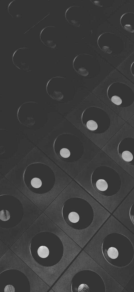 Monochrome Circular Grid - Related OpersCraft wallpaper