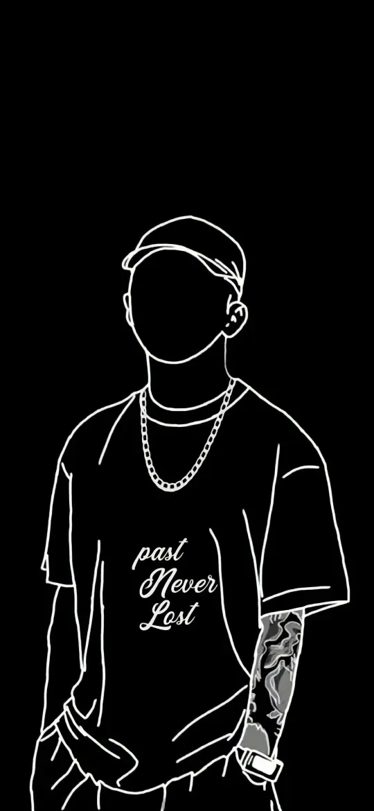 Monochrome Outline Portrait - Related OpersCraft wallpaper