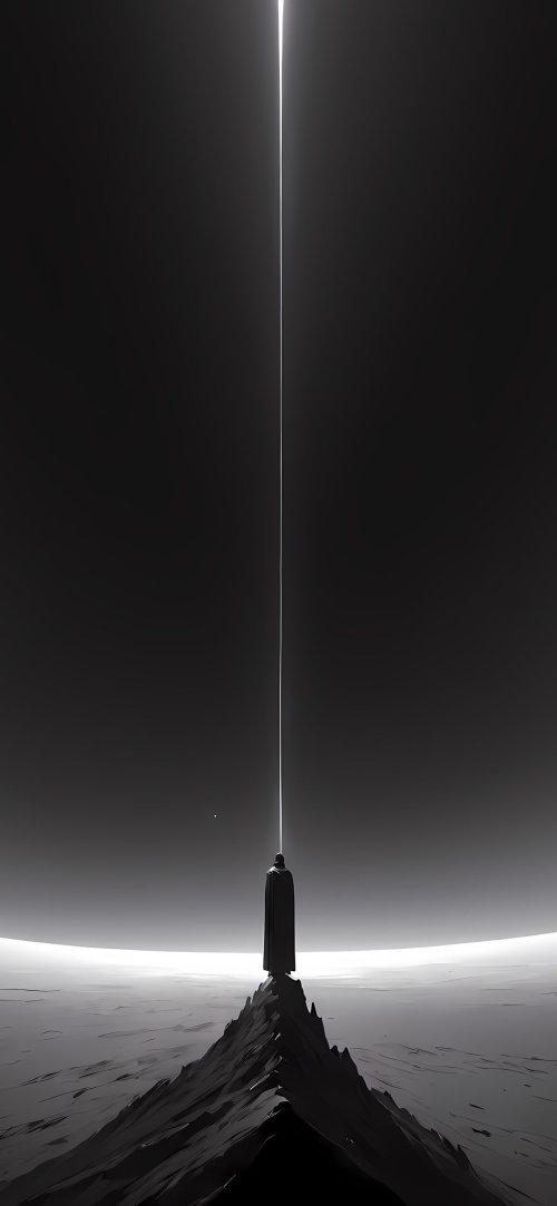 Monochrome Peak Illumination - Related StockWalls wallpaper