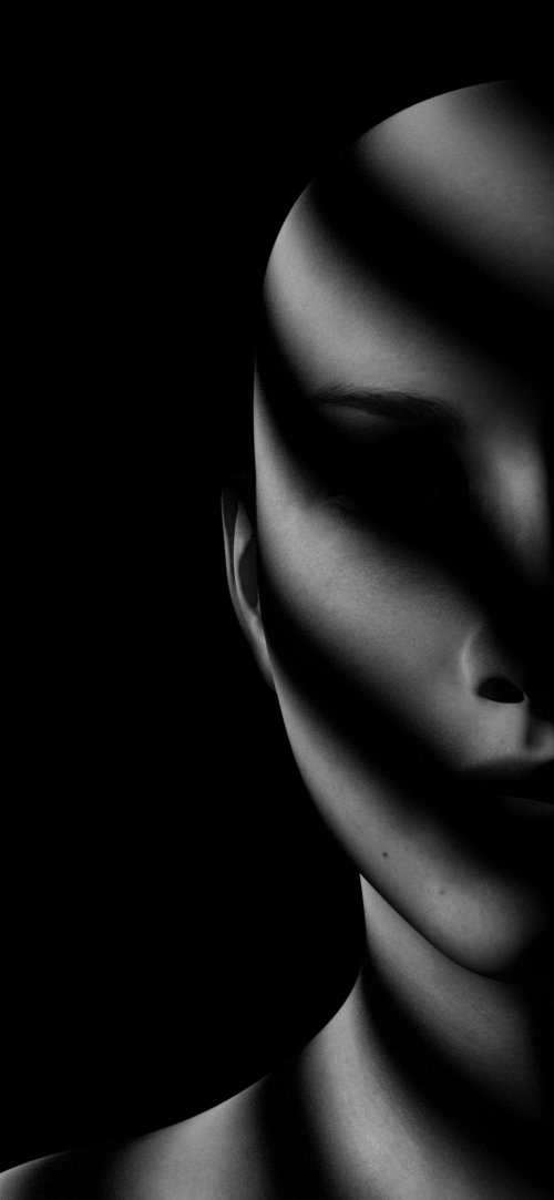 Monochrome Shadow Portrait - Related OpersCraft wallpaper