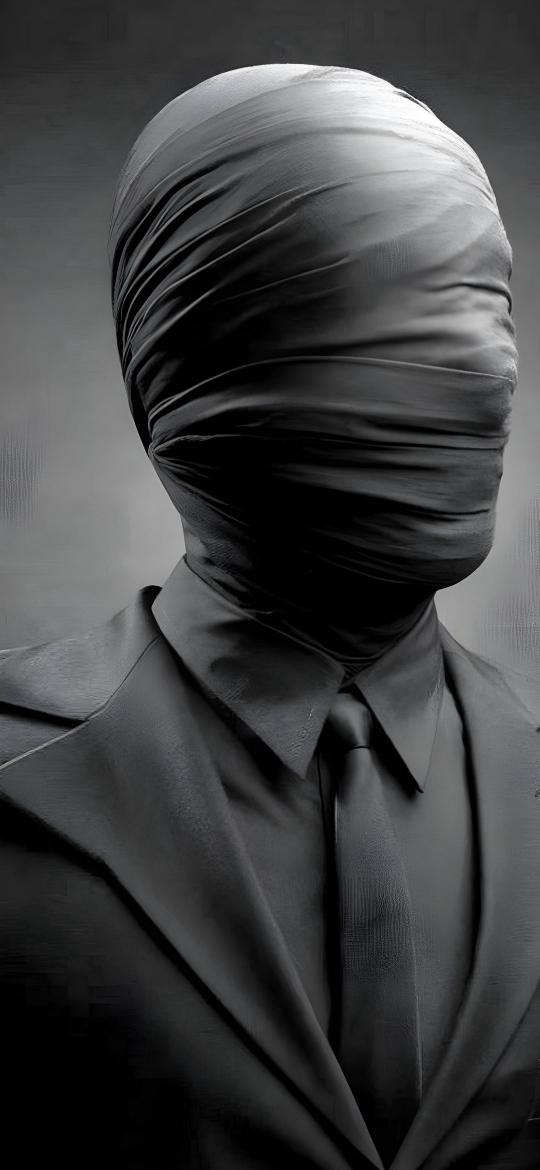 Monochrome Wrapped Figure - Related OpersCraft wallpaper