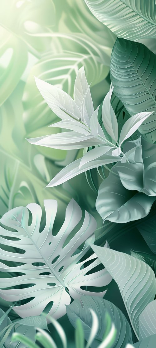 Monstera Leaf Art
