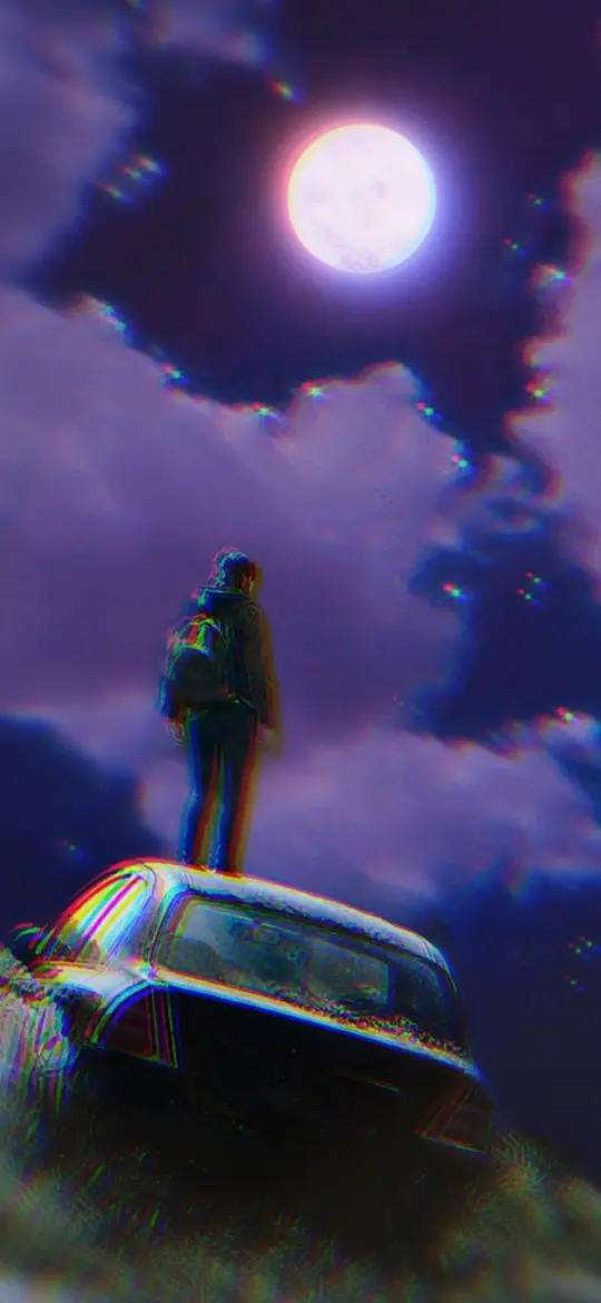 Moonlit Car Dreamscape