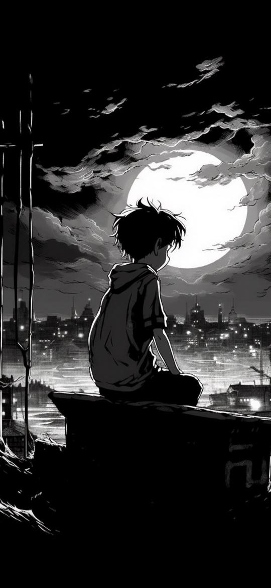 Moonlit Cityscape Contemplation - Related OpersCraft wallpaper