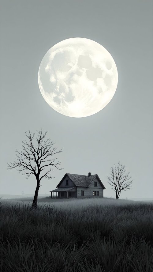 Moonlit Farmhouse Serenity - Related OpersCraft wallpaper