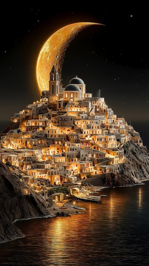 Moonlit Island Village