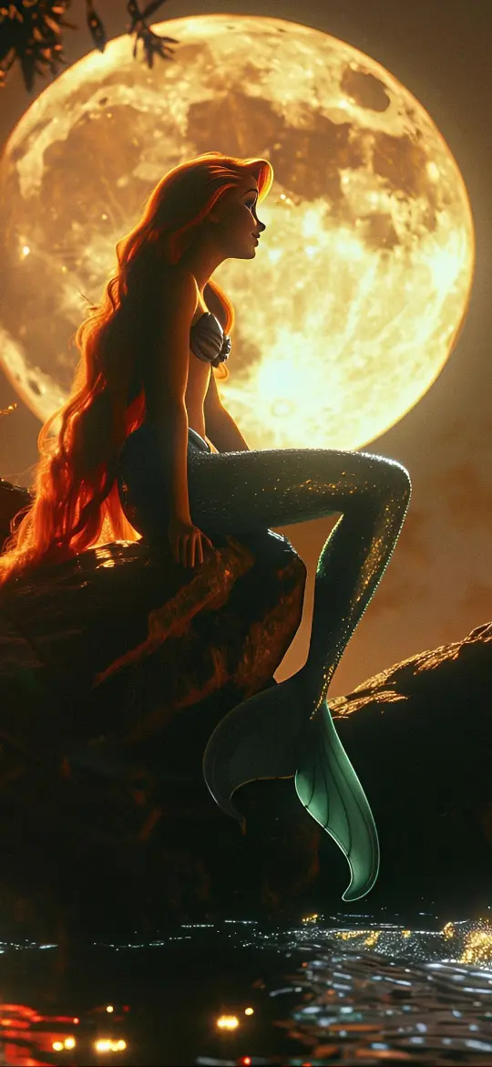Moonlit Mermaid Serenity - Related OpersCraft wallpaper