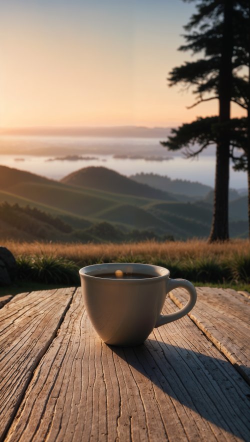 Morning Coffee Landscape View - Related OpersCraft wallpaper