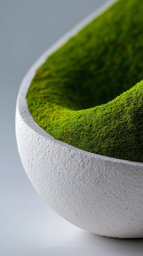 Moss Bowl Macro - botanical Wallpaper