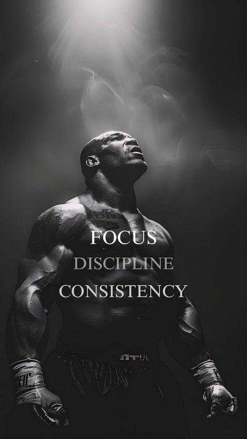Motivational Boxer Portrait