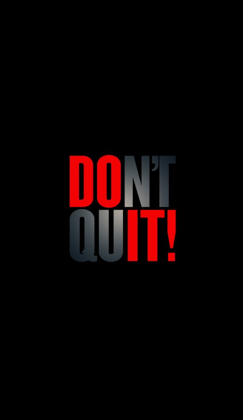 Motivational Don't Quit - Related OpersCraft wallpaper