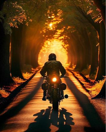 Motorcycle Golden Road - Related OpersCraft wallpaper