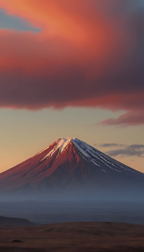 Mount Fuji Sunset Glow - Related OpersCraft wallpaper