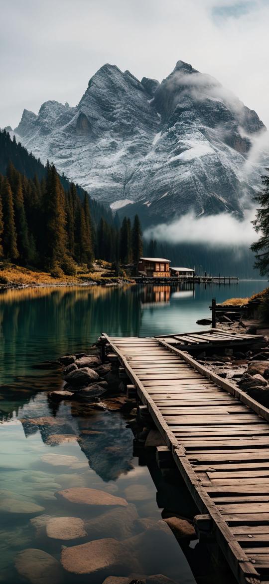 Mountain Lake Serenity