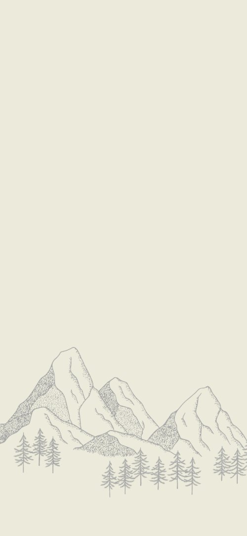 Mountainous Landscape Illustration