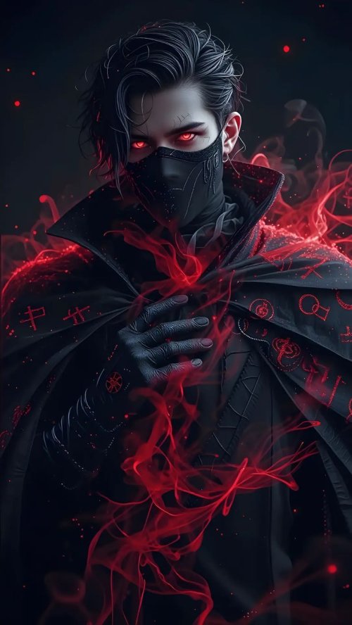 Mysterious Fiery Figure - Related StockWalls wallpaper