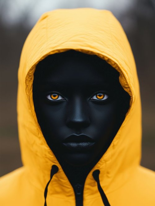 Mysterious Figure Yellow Hoodie - character Wallpaper