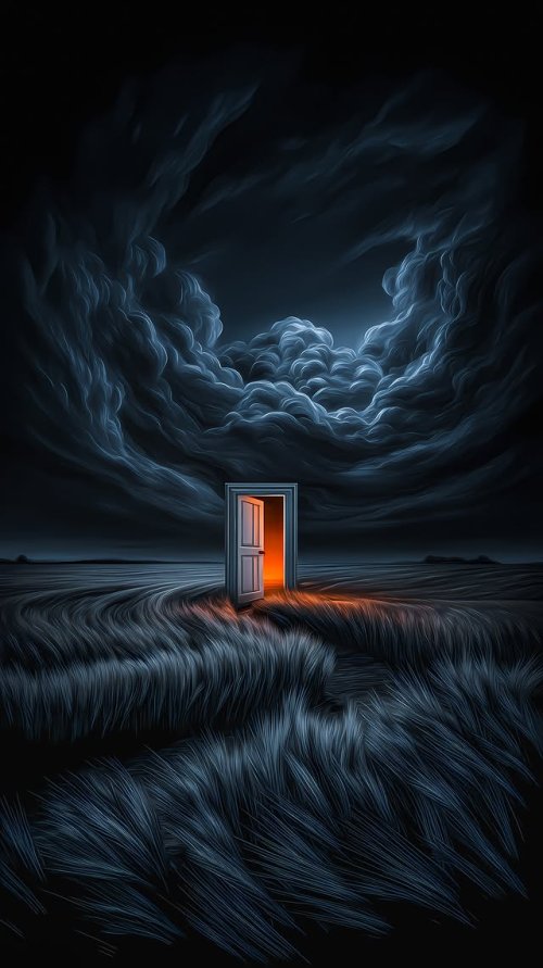 Mysterious Open Door - Related Darkify wallpaper