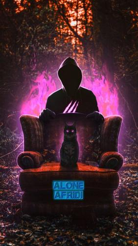 Mystic Cat and Figure - Related OpersCraft wallpaper
