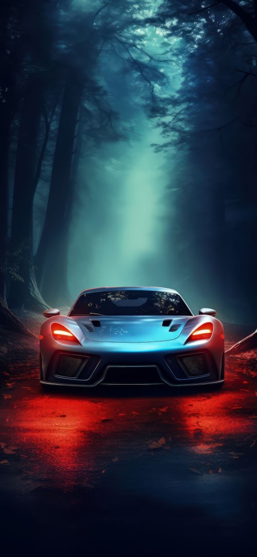 Mystic Forest Sports Car - Related OpersCraft wallpaper