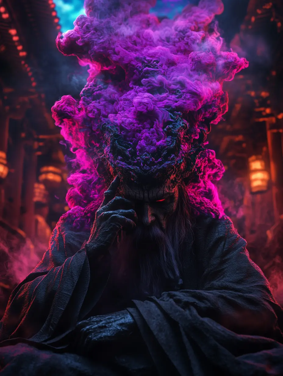 Mystic Purple Smoke Wizard - Related StockWalls wallpaper