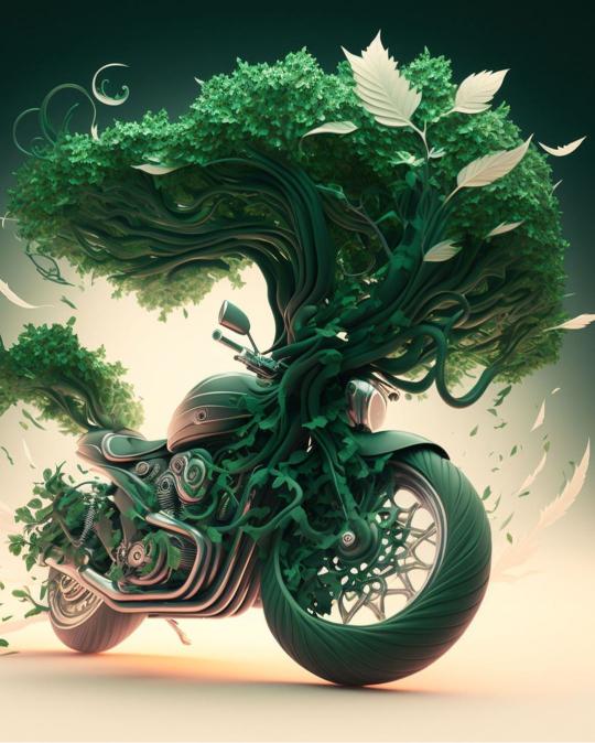 Nature's Motorcycle Embrace - Related OpersCraft wallpaper