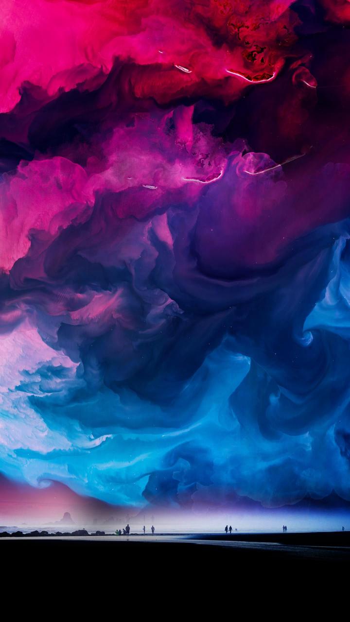 Nebula Beach Walk - Related StockWalls wallpaper