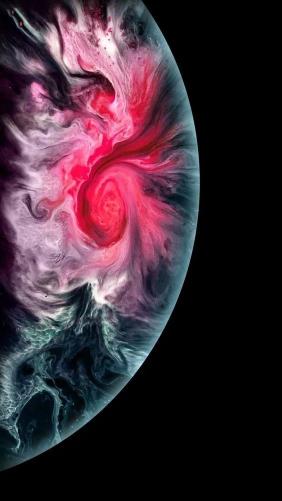 Nebula Planet Abstract