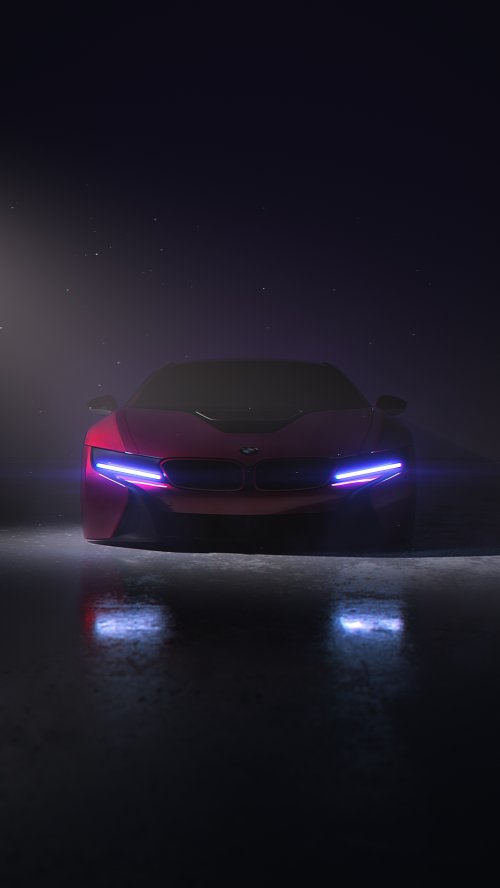 Neon BMW at Night - Related OpersCraft wallpaper
