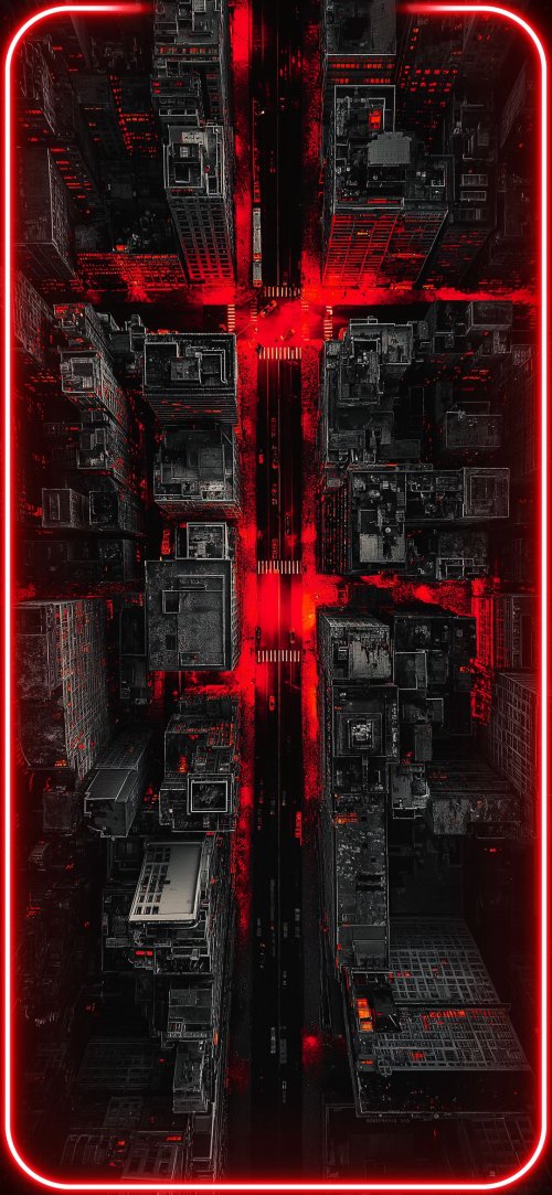 Neon Cityscape at Night - Related OpersCraft wallpaper