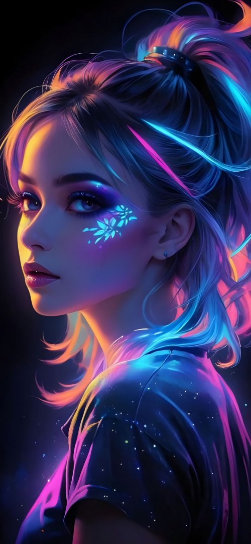 Neon Cyberpunk Portrait