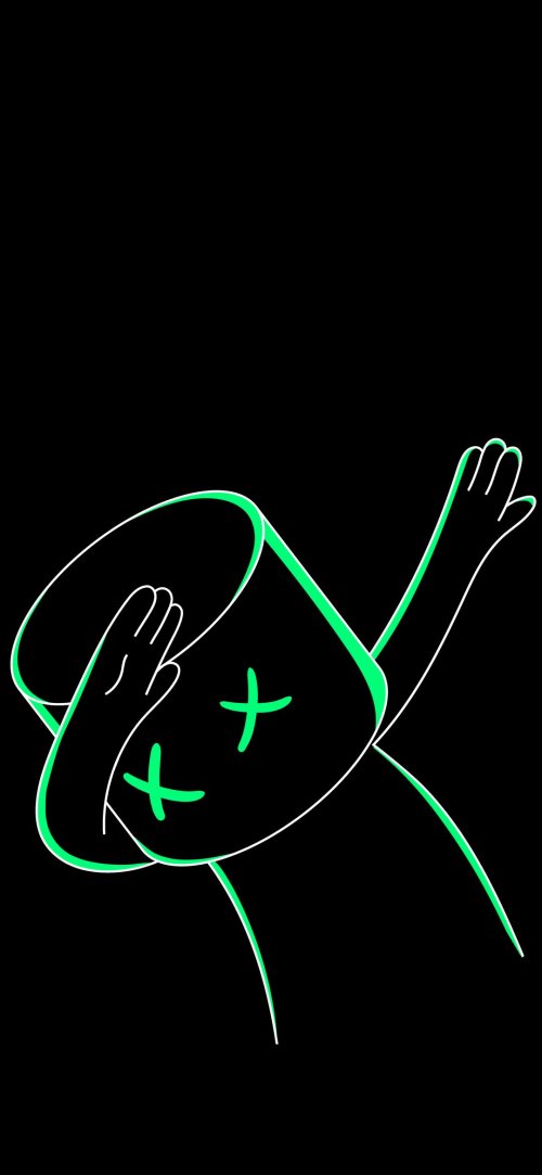 Neon Dab Marshmallow Character - Related OpersCraft wallpaper