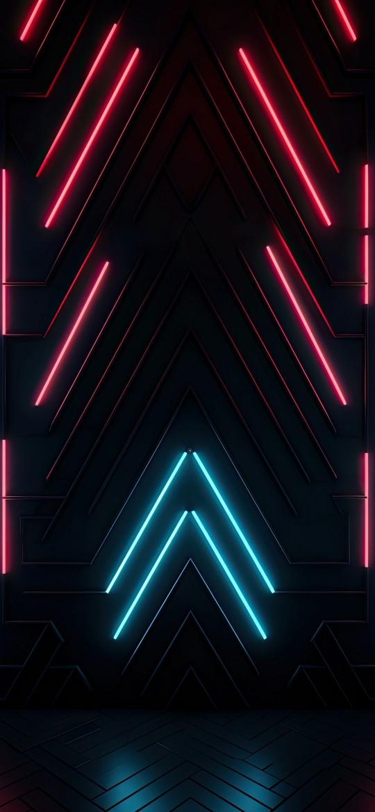 Neon Geometric Abstraction - Related OpersCraft wallpaper