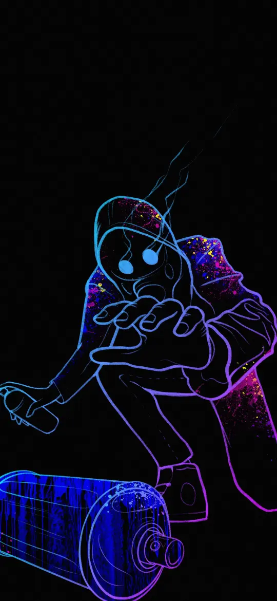 Neon Graffiti Artist - Related OpersCraft wallpaper