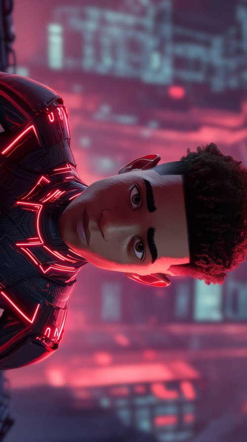 Neon Hero Portrait - Related OpersCraft wallpaper