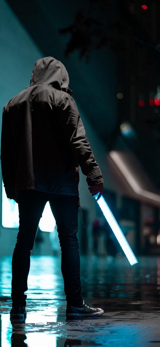 Neon Light Wanderer - Related OpersCraft wallpaper