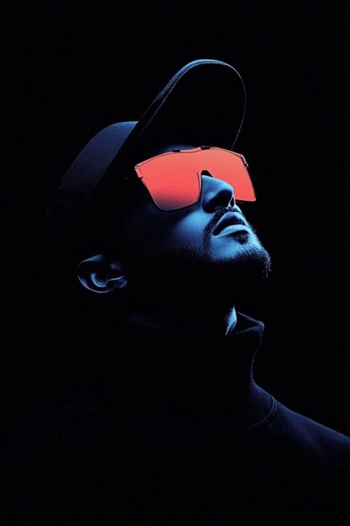 Neon Man Portrait - dope Wallpaper