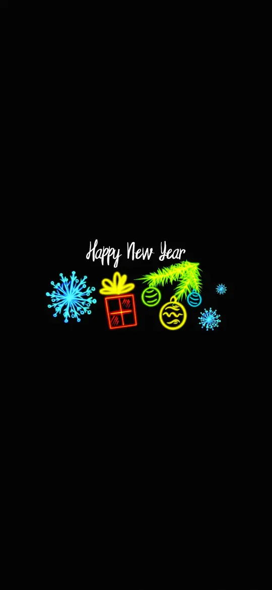 Neon New Year Cheer