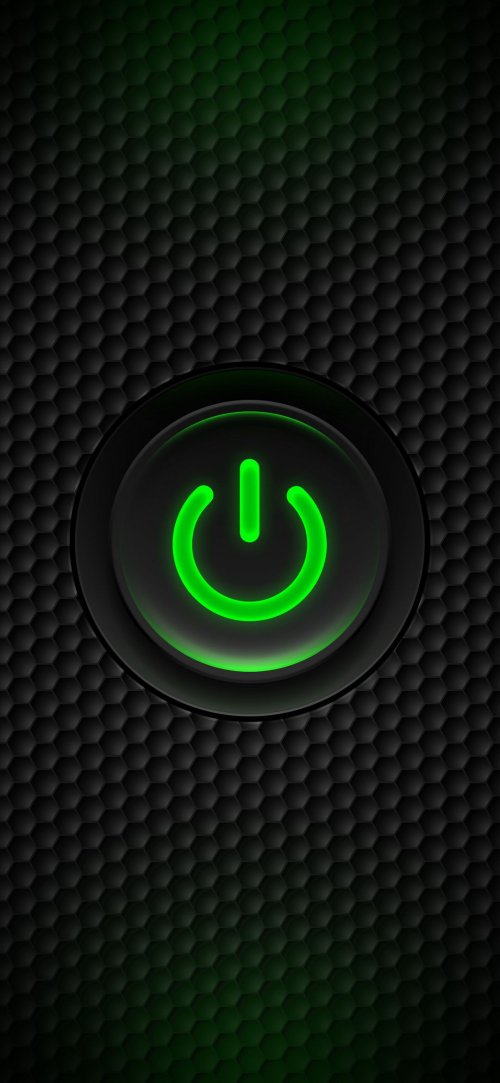 Neon Power Button