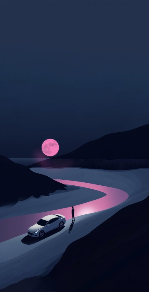 Neon River Night Drive