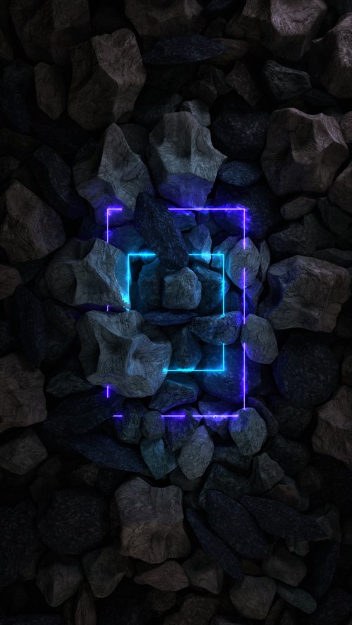 Neon Rock Portal - Related OpersCraft wallpaper