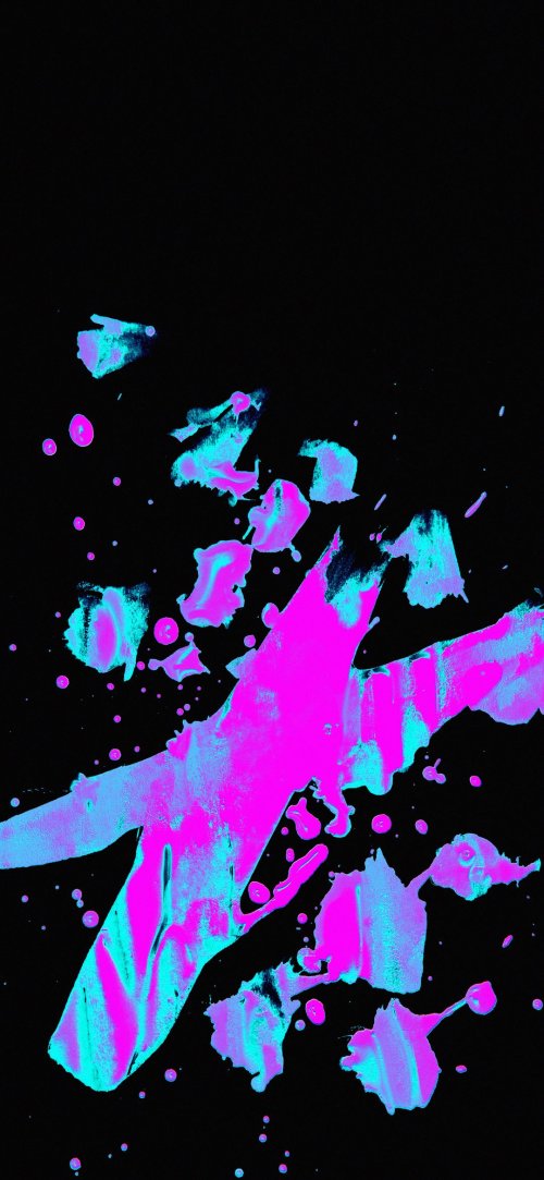 Neon_Splatter_on_Black - Related StockWalls wallpaper
