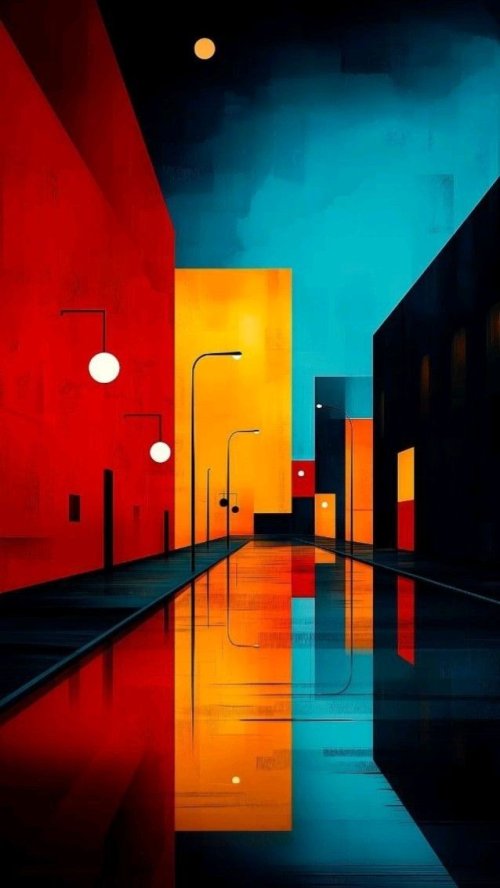 Neon Urban Reflections - Related OpersCraft wallpaper